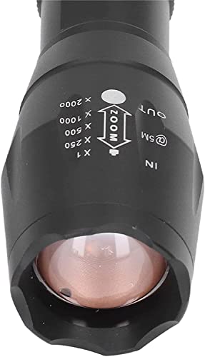 Comphygo Led Hand Rechargeable Flashlights Lights S Rechargeable Aluminium Alloy,High Lumens With 5 Modes,Waterproof Focus Zoomable Flash Light, camping essentials good add to your camping accessories