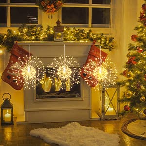 ComphyGo Solar Lights for Outside 120leds String Lights with Remote Control for Garden Decor, Front Porch Decor, Patio Lights, Landscape Lighting, Solar Lights Outdoor Waterproof