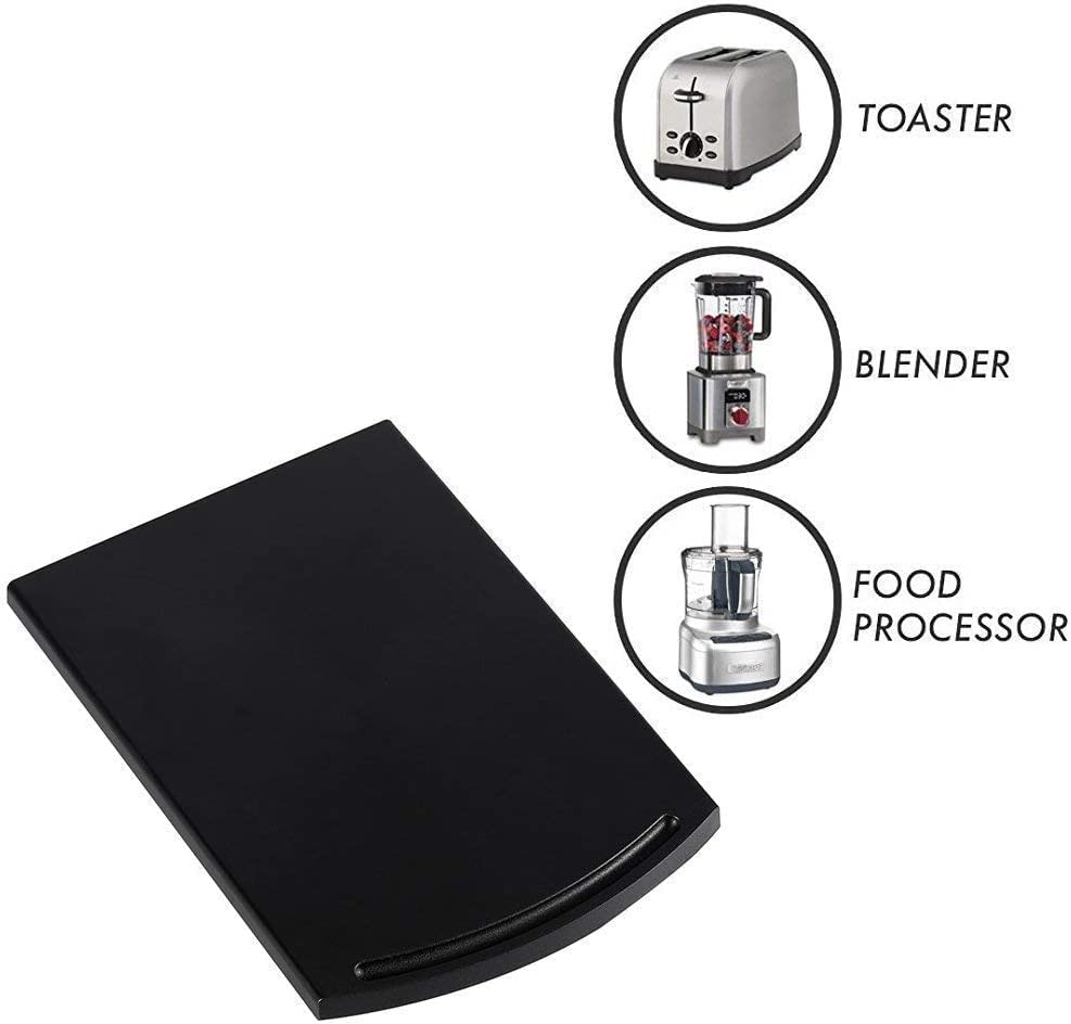 Kitchen Caddy Sliding Coffee Maker,Kitchen Appliance Moving Caddy, Countertop Slider with Smooth Rolling Wheels for Blender, Toaster, Air Fryer, Pot, Food Processors, Aid Mixer (Set of 1)