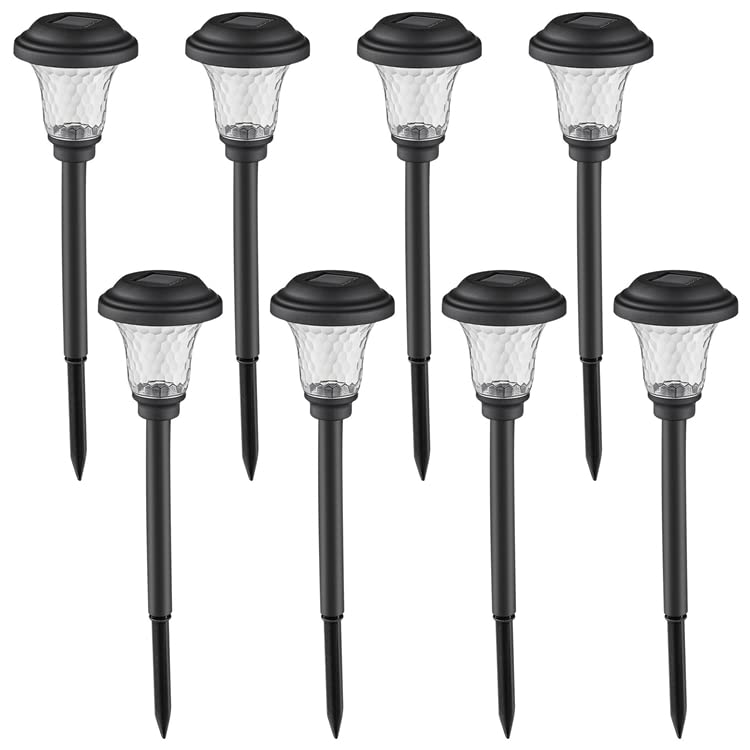 Solar Lights for Outside 6 Pack Outdoor LED Solar Outdoor Lights for Patio Lights,Landscape Lighting,Yard Decorations Outdoor,Solar Lights Outdoor Waterproof,Solar Light