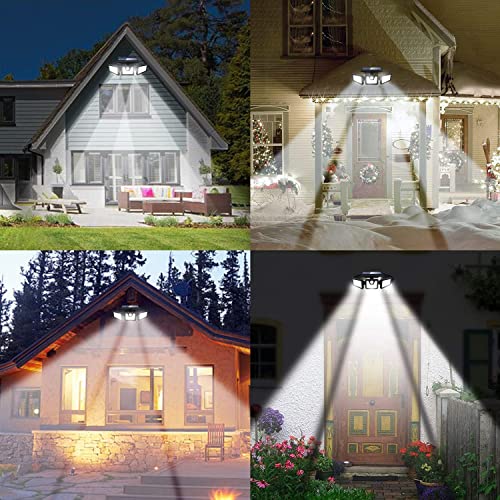 118 Led 3 Head Led Solar Outdoor Light,