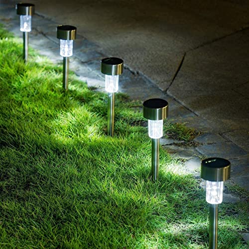Solar Garden Light 10 Pack,D1 Outdoor LED Solar Powered Garden Lights for Lawn, Patio, Yard, Walkway, Driveway